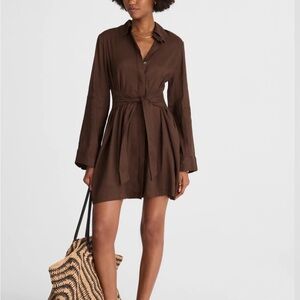 Madewell Chocolate Brown Mini Dress